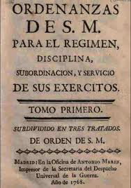 Reales Ordenanzas de Carlos III Reales Ordenanzas de Carlos III